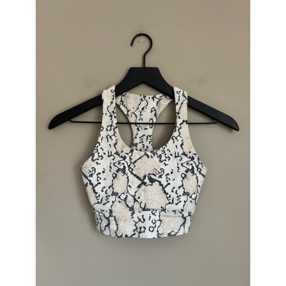 ALL FENIX Snakeskin Longline Sports Bra - Picture 3 of 4